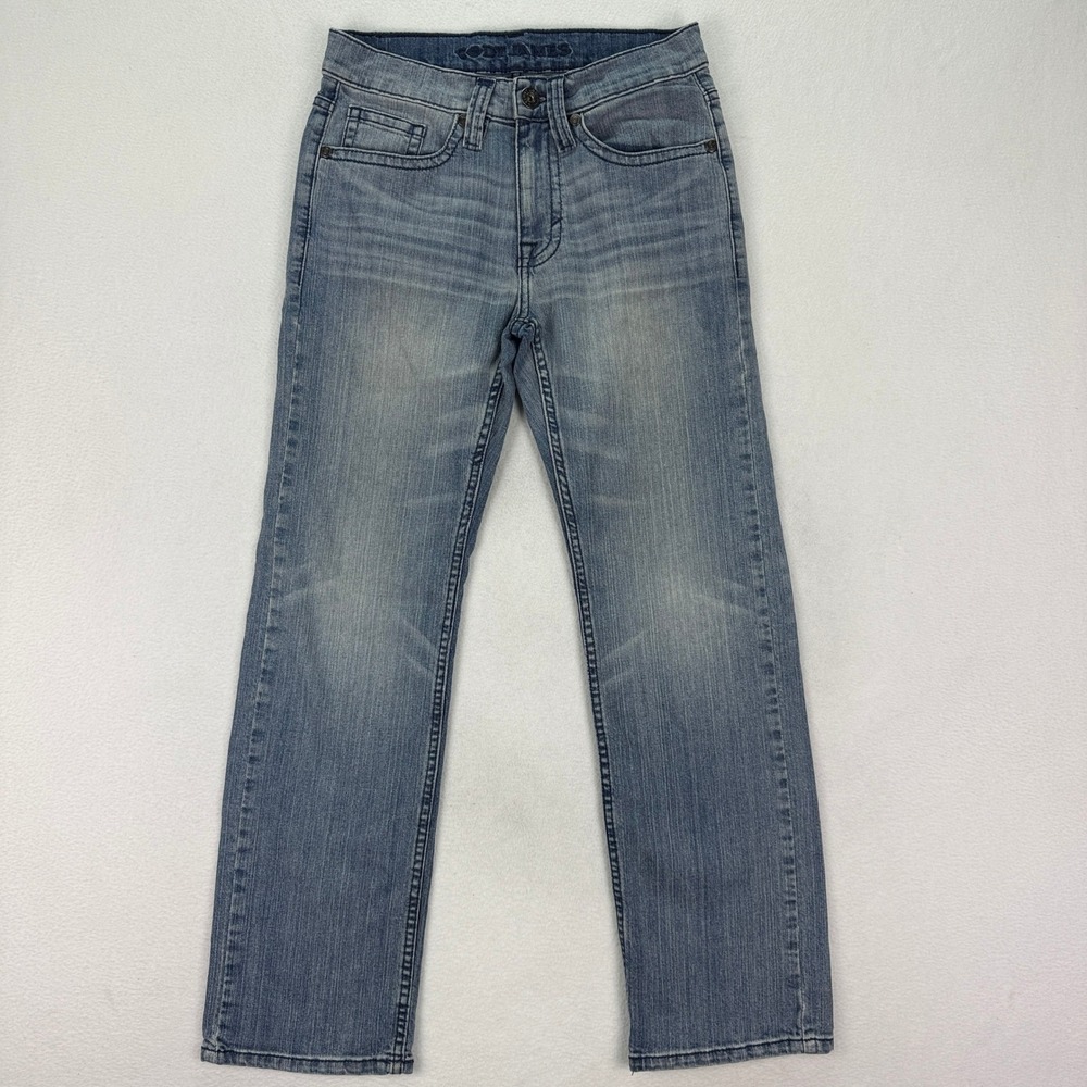 Cody James Jeans Straight Leg Denim Light Wash Casual Mens 28x30